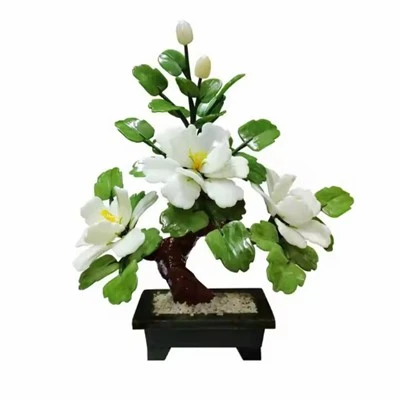 Blomster Jade udskæring